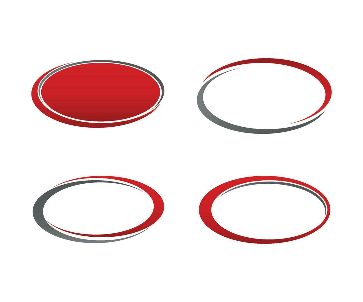 Template Emblem Blank set vector