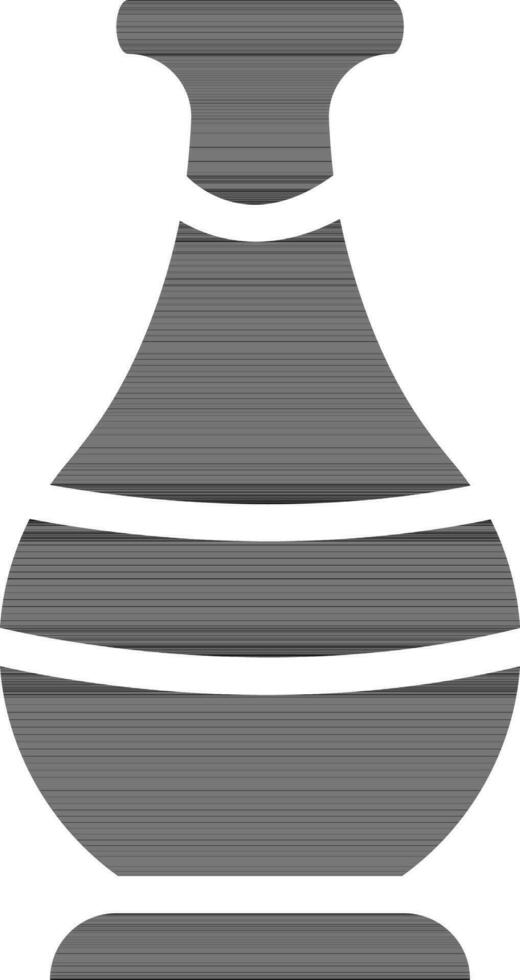 Isolated vase in flat style. vector