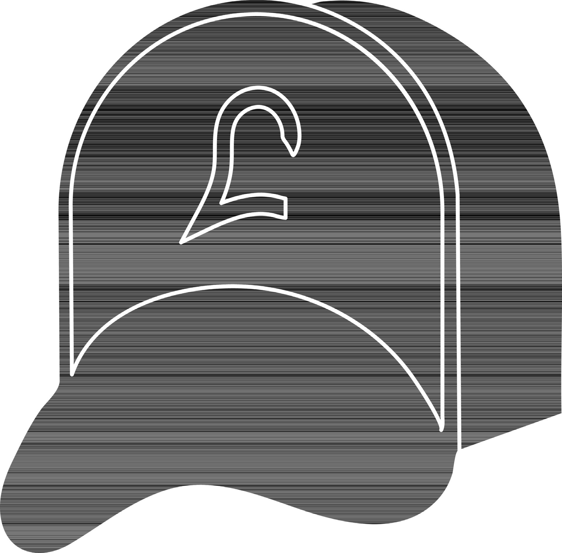 Cap in flat style. 24345414 Vector Art at Vecteezy
