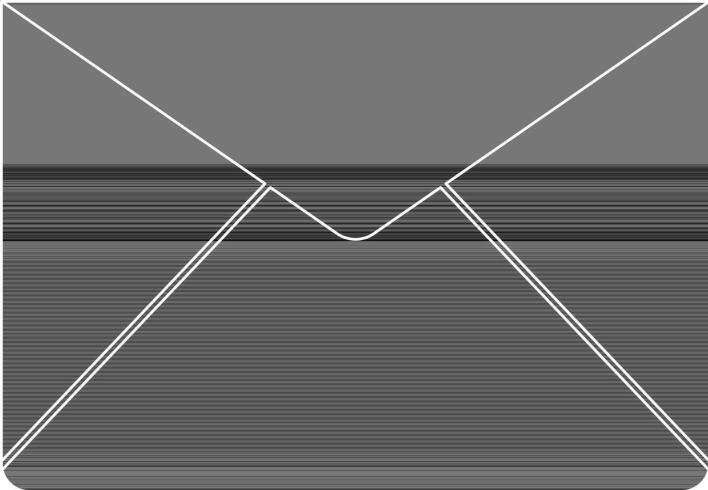 Envelope in flat style. vector