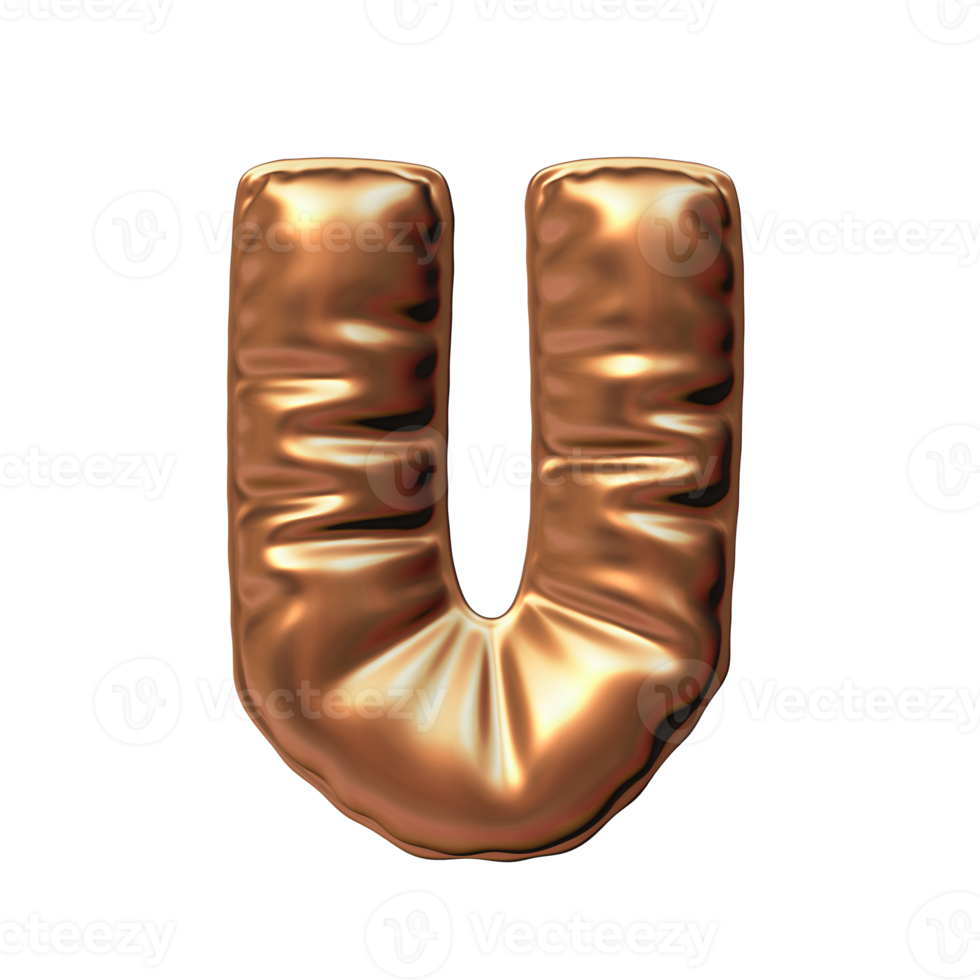 V Gold Font png