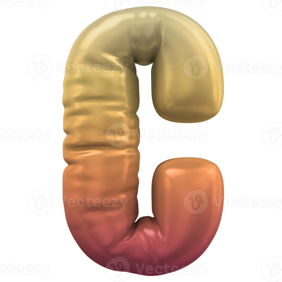 C  Font 3d render 3d render png
