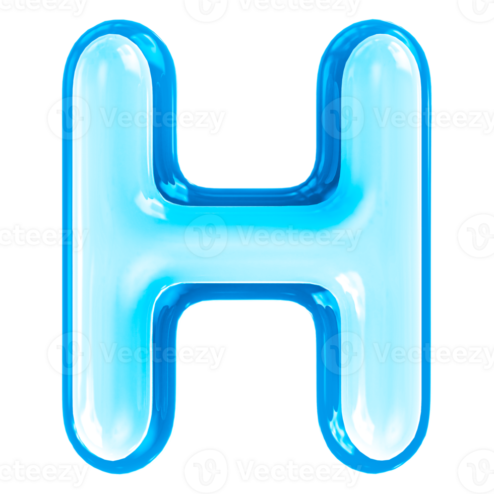 Letter 3d render png