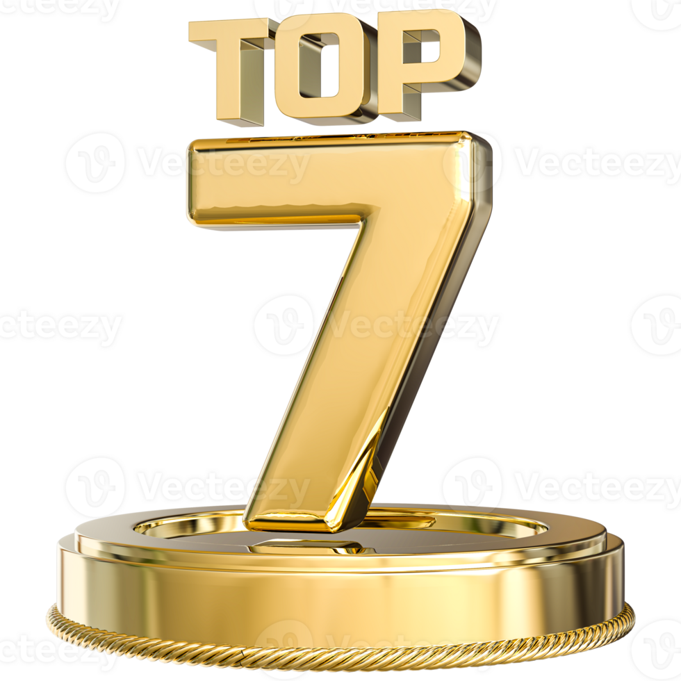 TOP 7 3D Render png