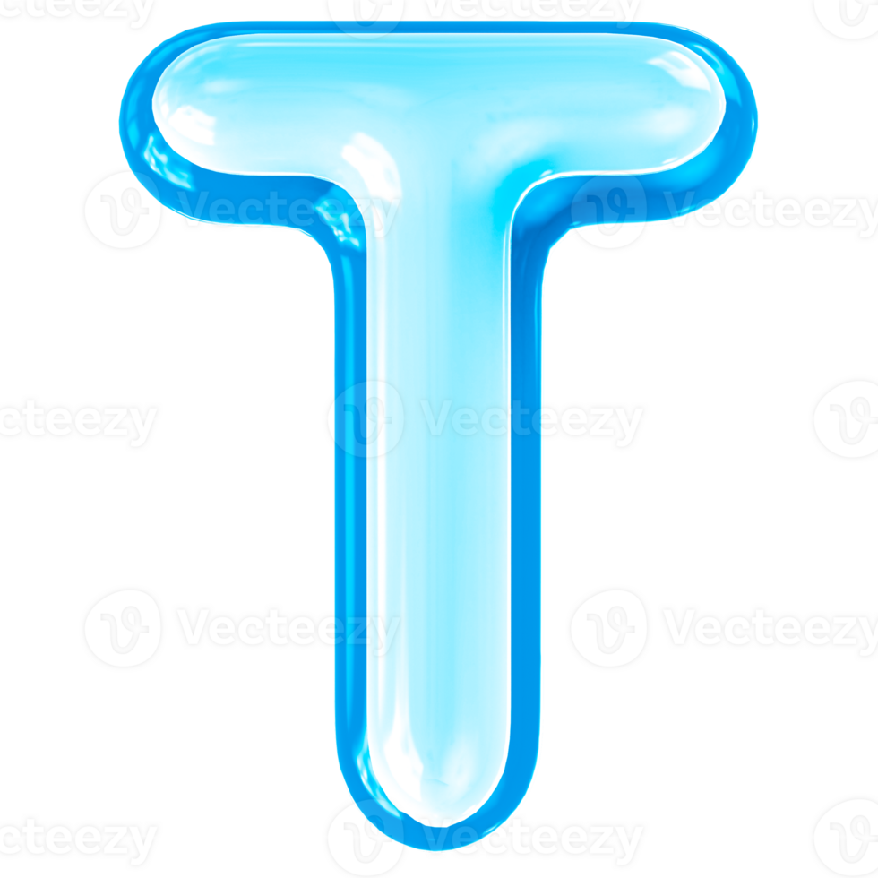 Letter 3d render png