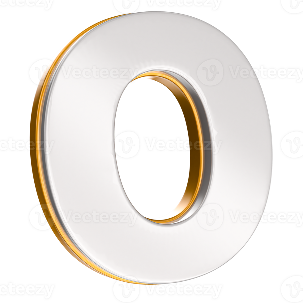 Letter 3d render png