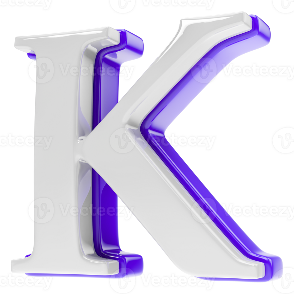 font 3d render png