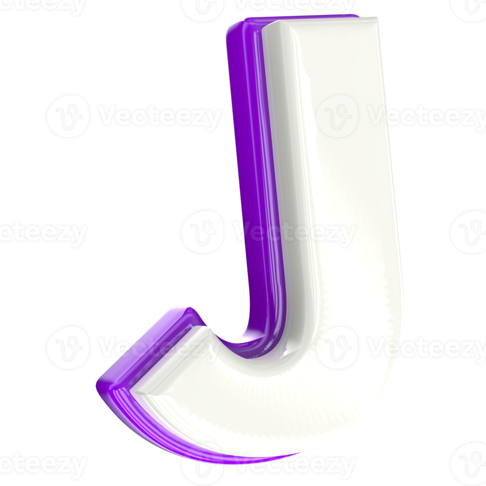 Letter 3d render png