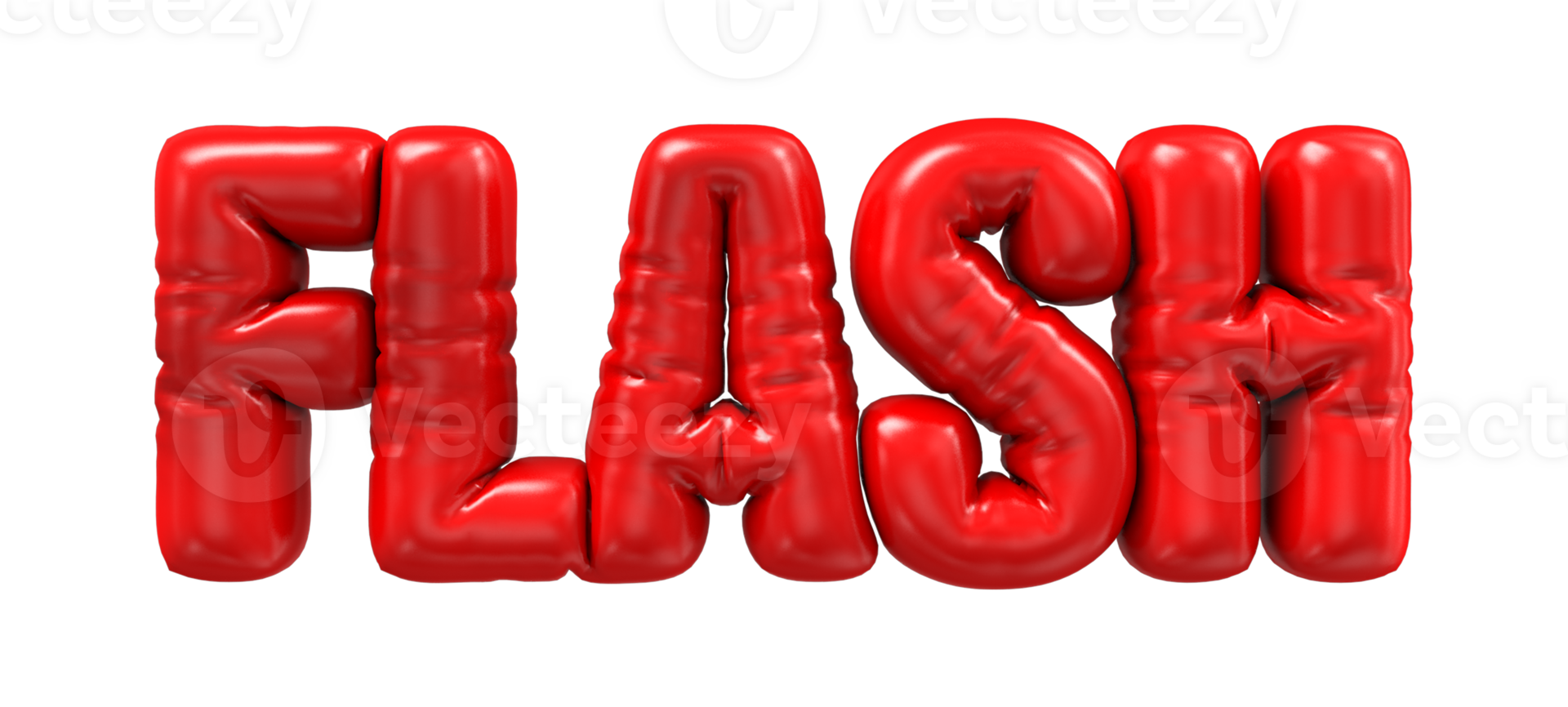 blixt text 3d framställa png