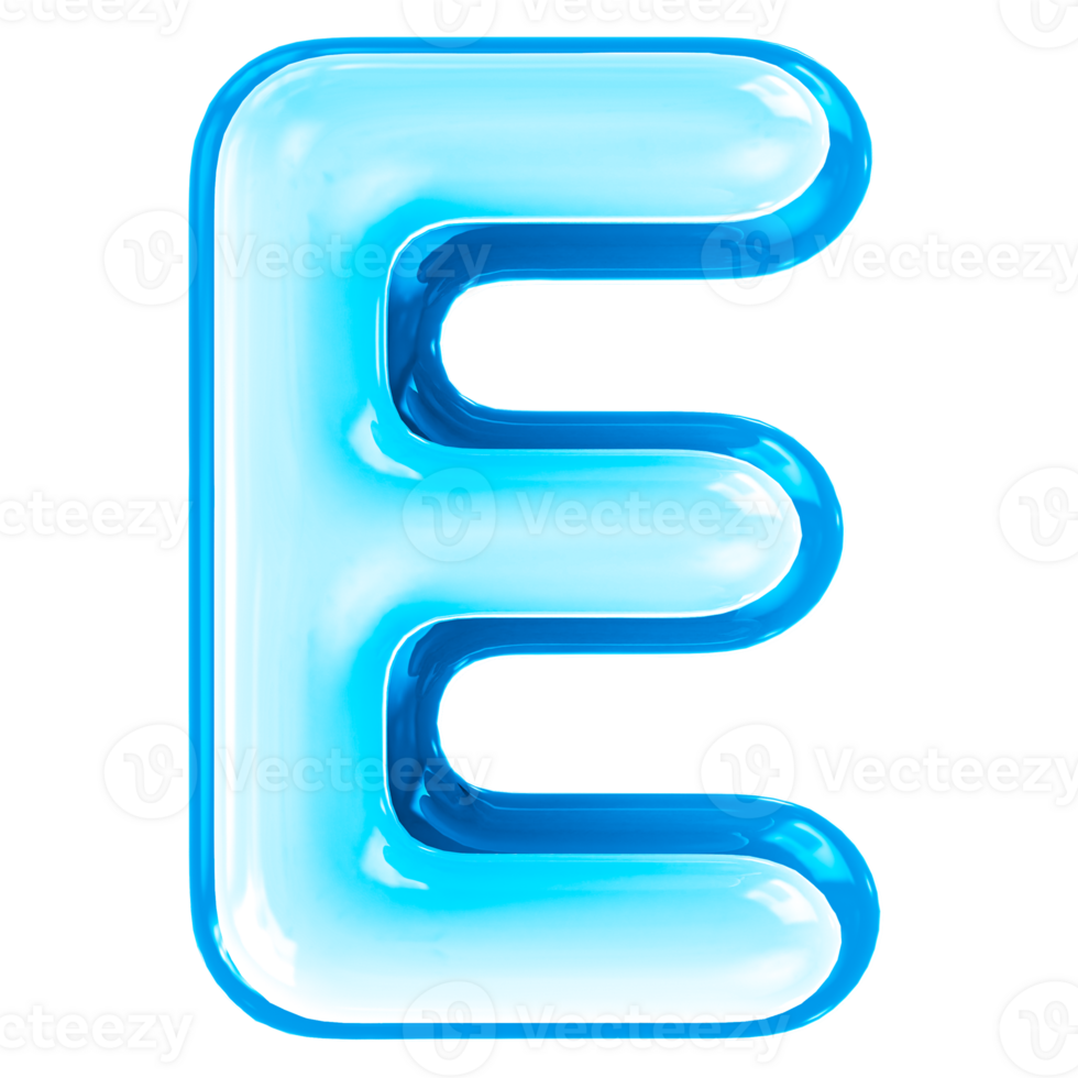 Letter 3d render png