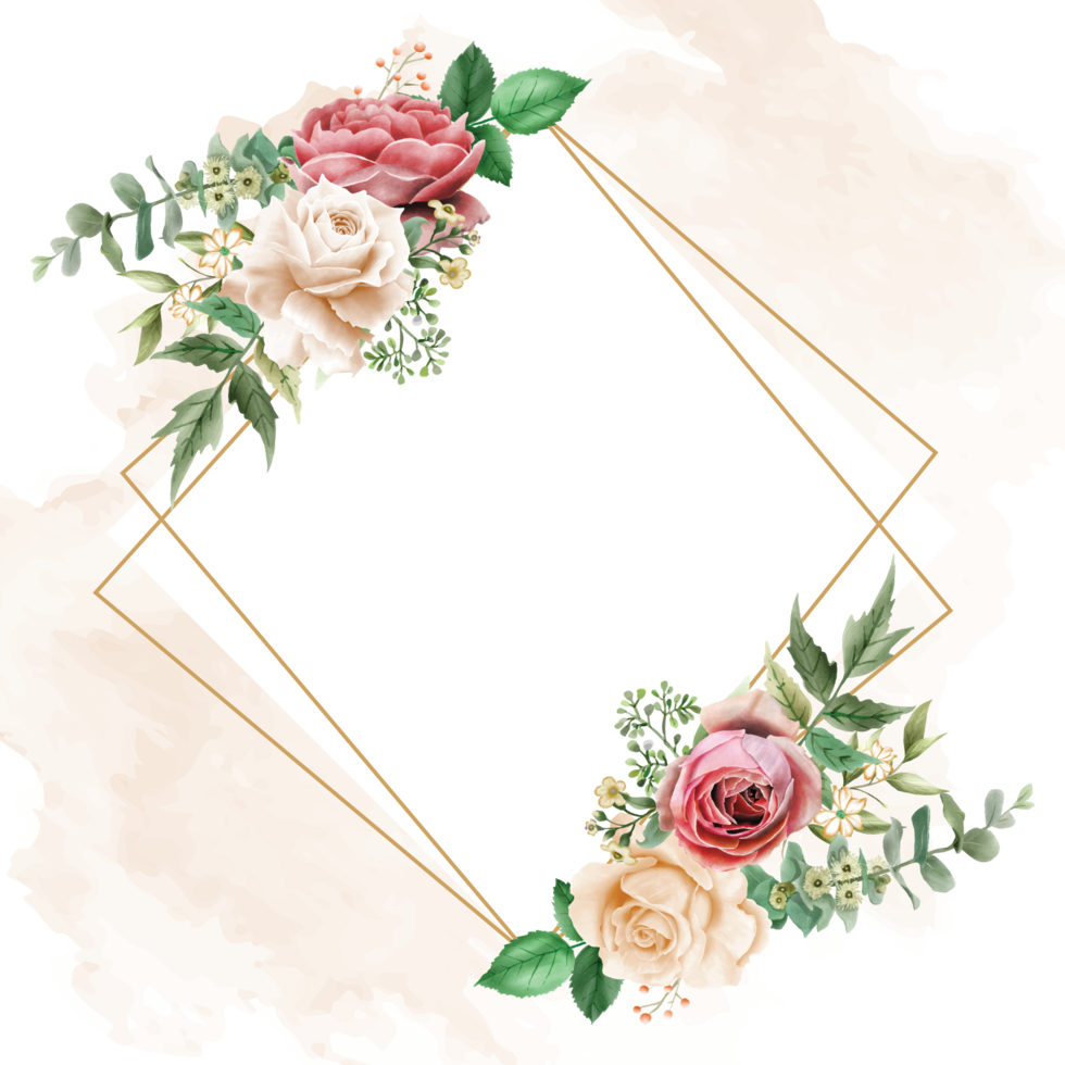 bellissimo rosa fiori nozze invito carta png