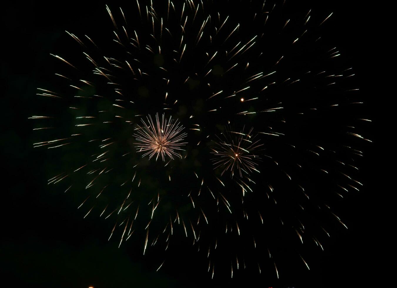 Colorful firework background photo