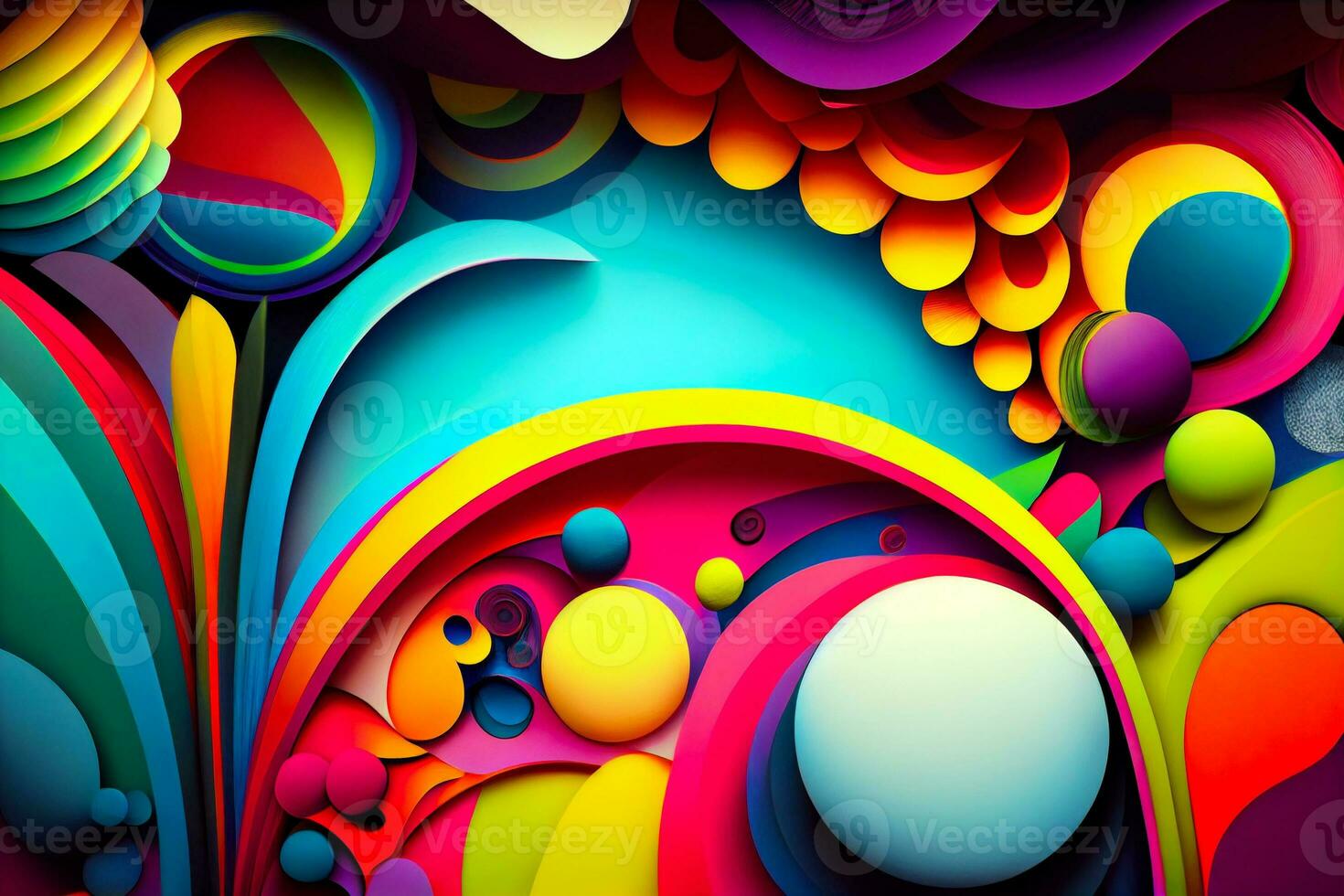 colorful abstract background, ai generation photo