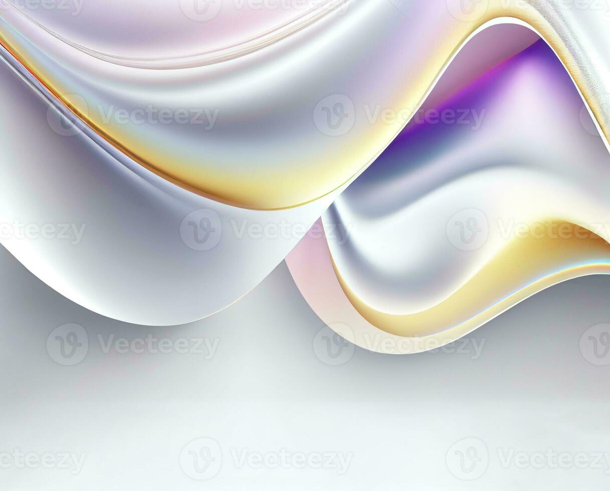 glowing silk on a light background, ai generation photo