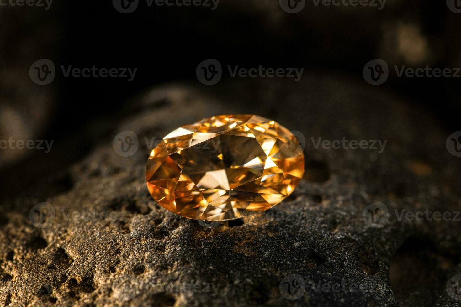 Oval Cut Yellow Sapphire Stone photo