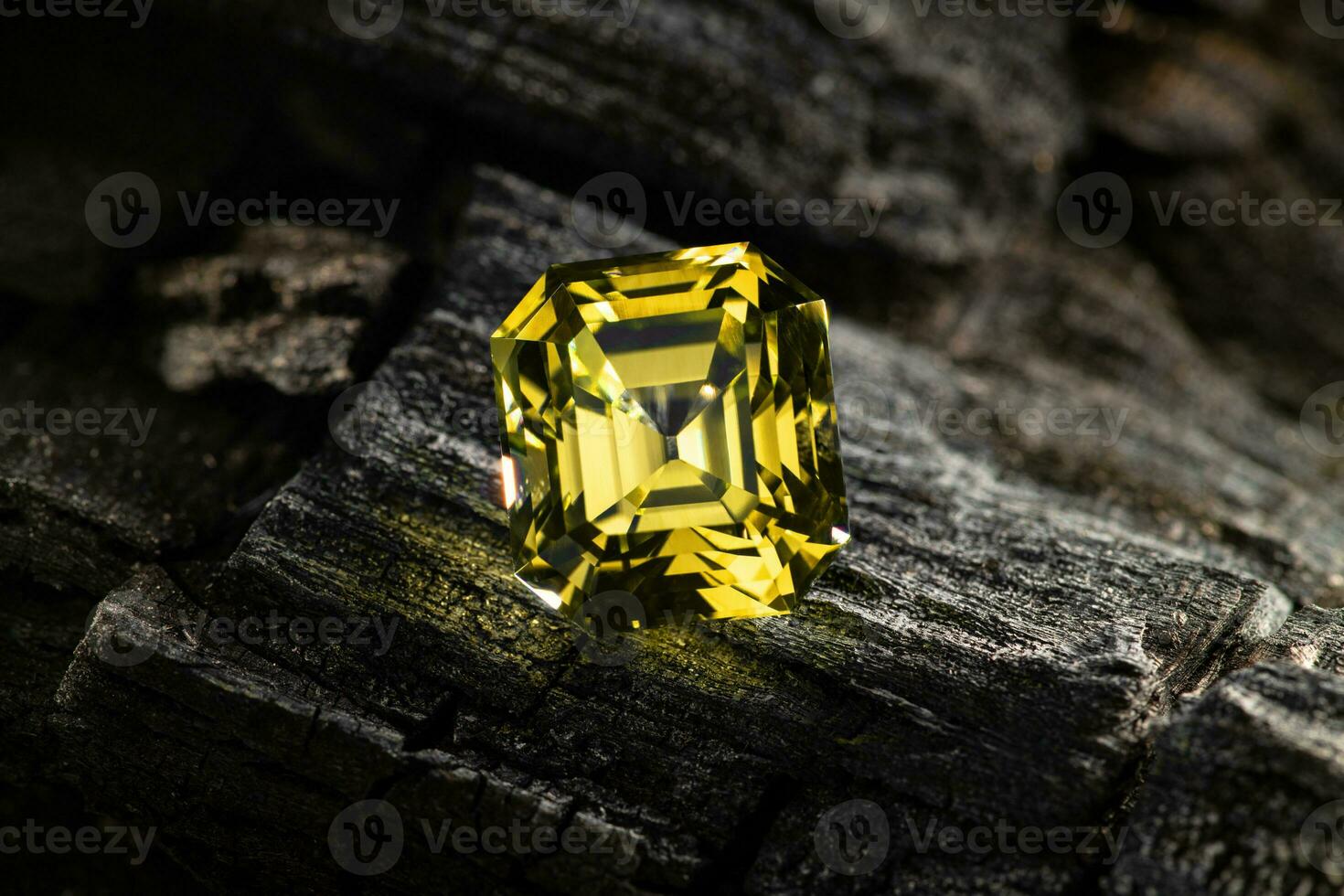 Yellow Diamond. The Precious Gemstone photo