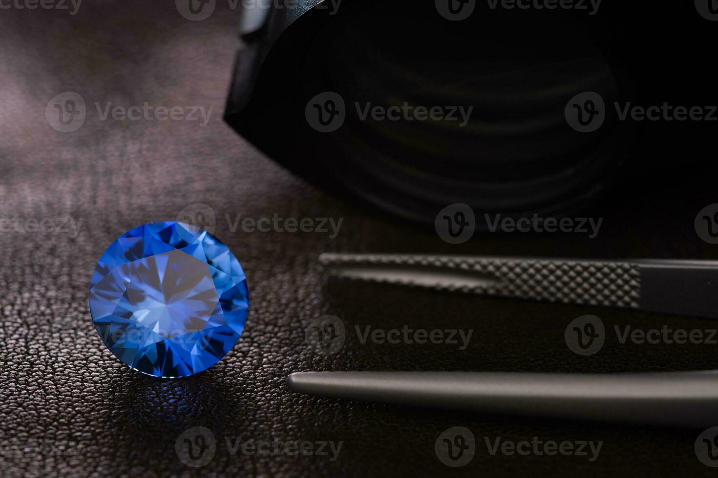 The Precious Blue Sapphire Gemstone photo