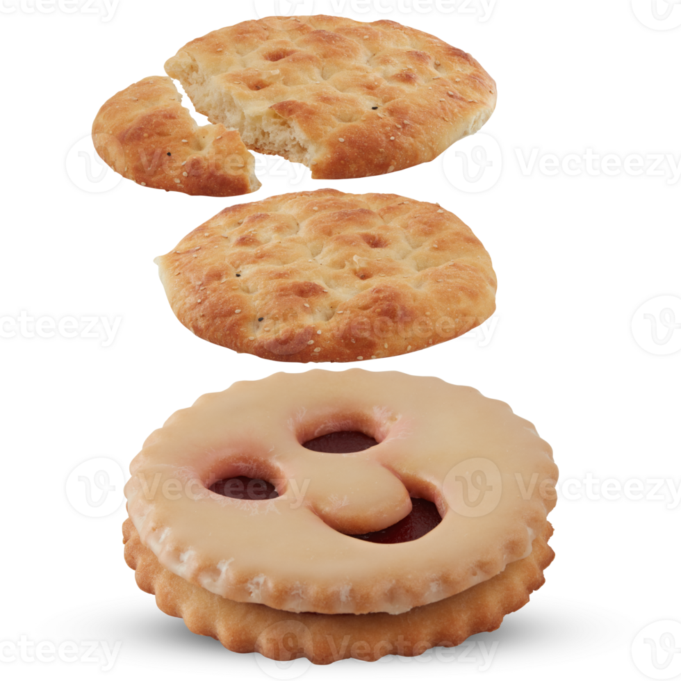 crackers isolated transparent background png