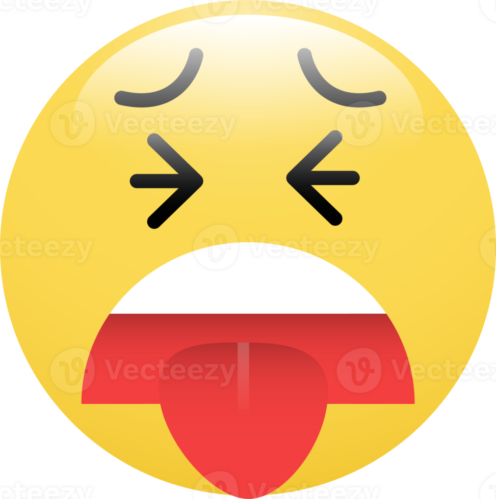 Nausea face emoticon. 24347610 PNG
