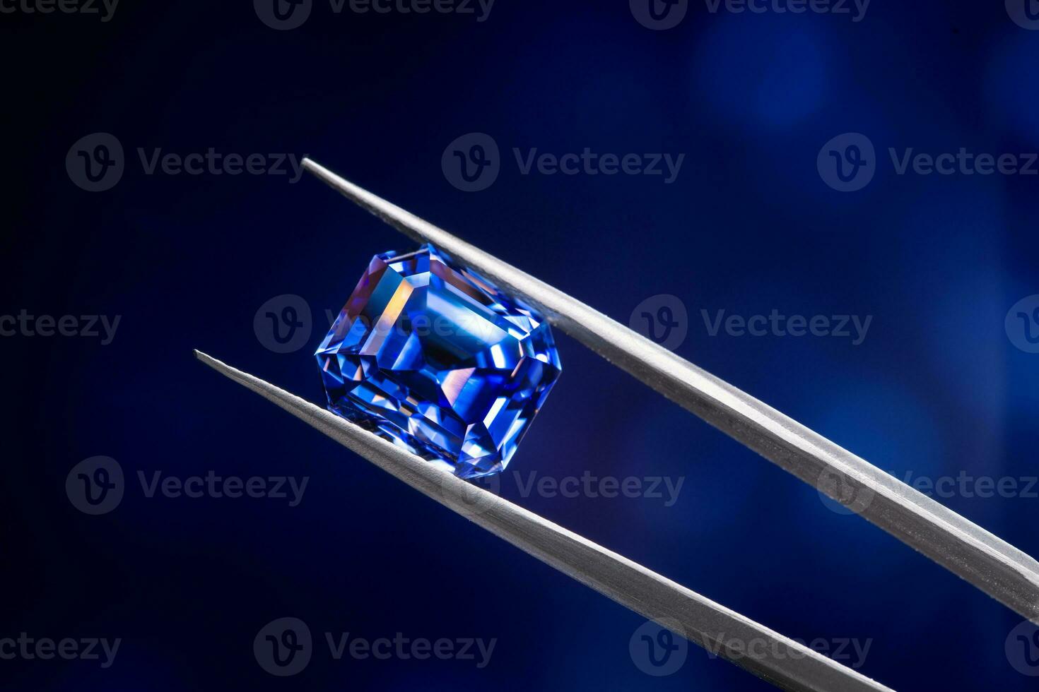 The Precious Blue Sapphire Gemstone photo