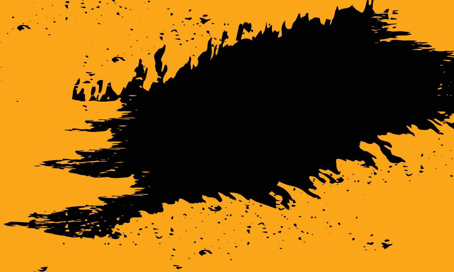 Abstract black and orange background with grunge texture. Colorful