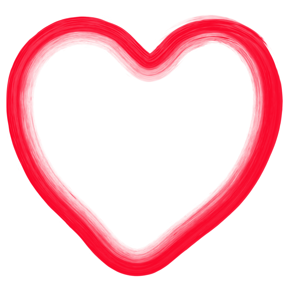 red heart frame png