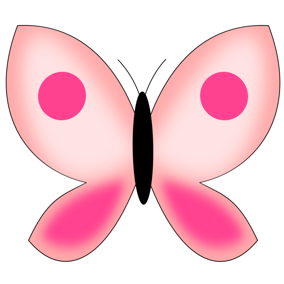mariposa rosa volando 24348622 PNG