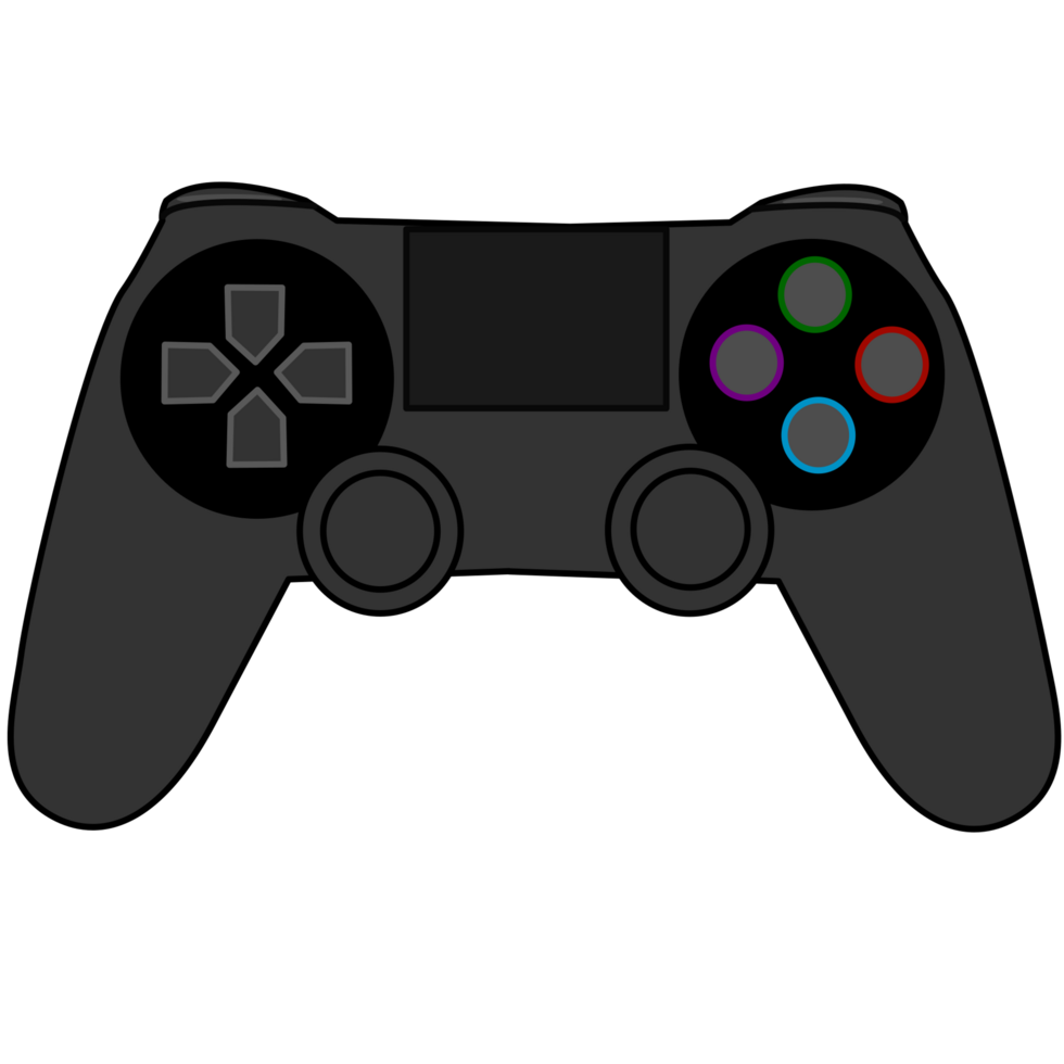 black joystick design png