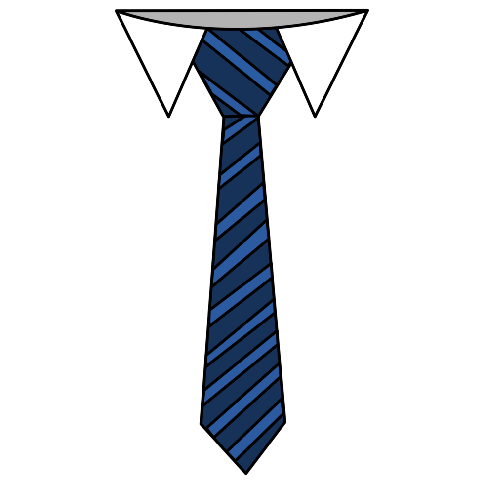 blue striped tie 24348631 PNG