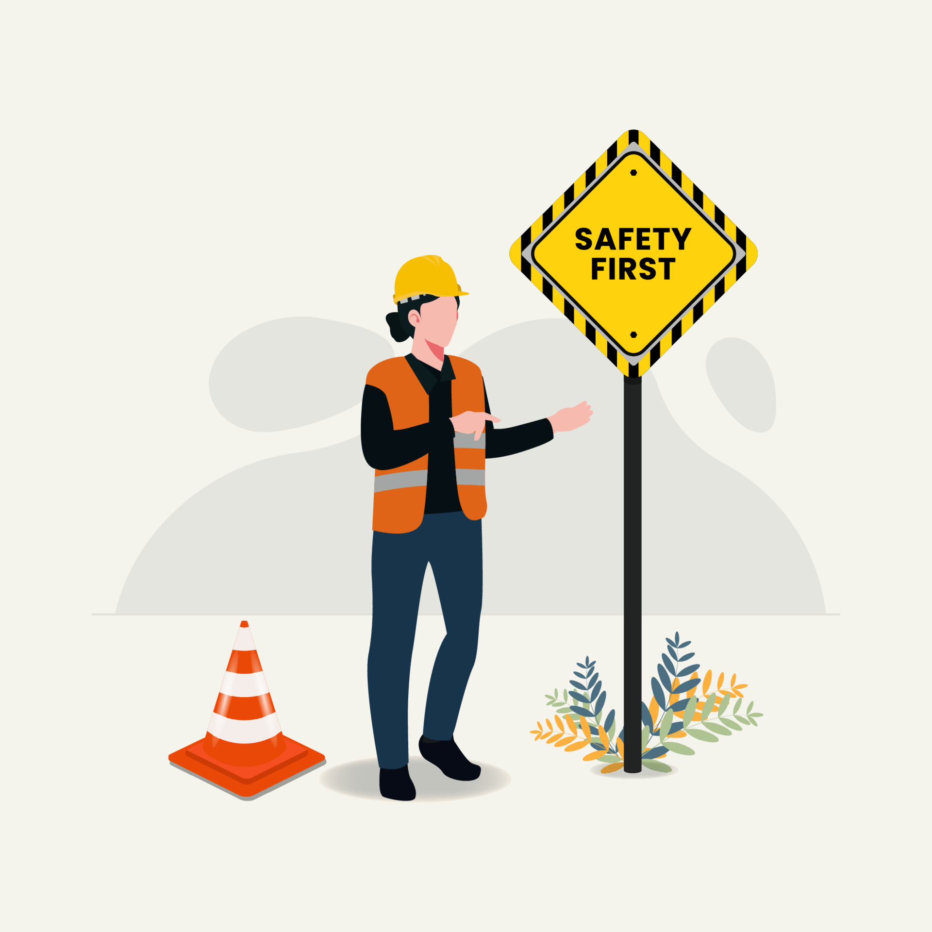 Safety first sign Vectors & Illustrations for Free Download