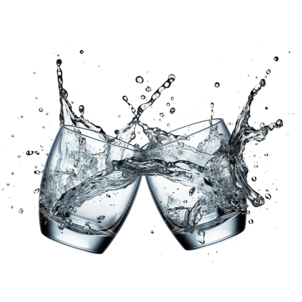 water spray in the cup, water spray, spray gradually png