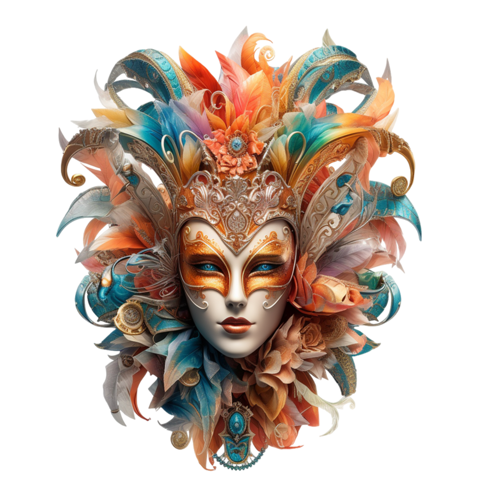 Carnival Mask generative ai 24348756 PNG