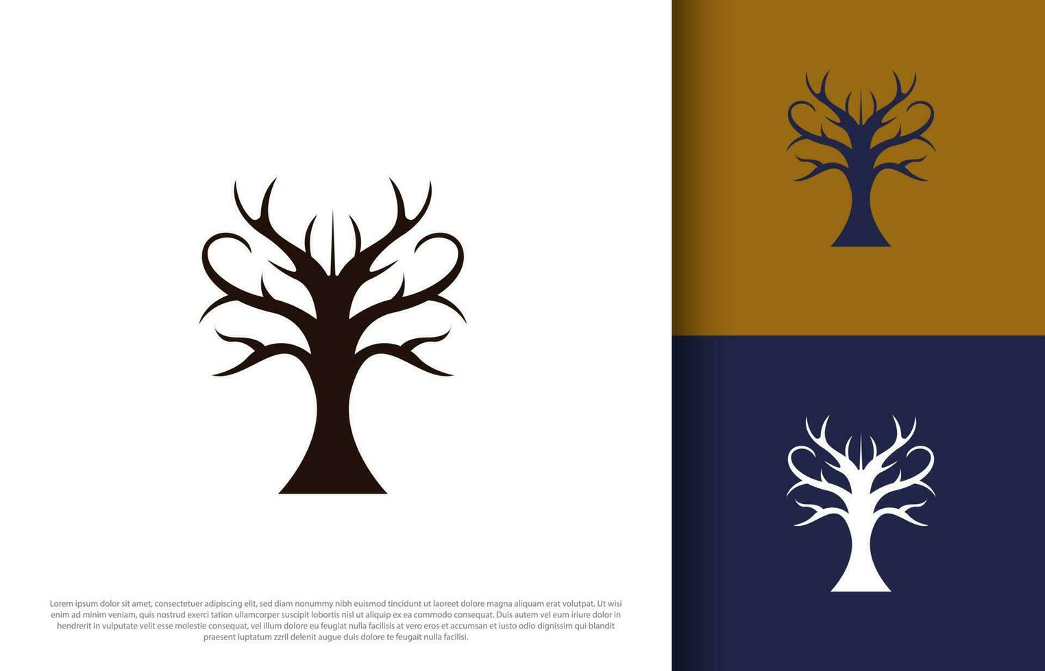 Tree icon vector simple decoration silhouette vector illustration in black color suitable for your design needs in the field of afforestation. Icon design