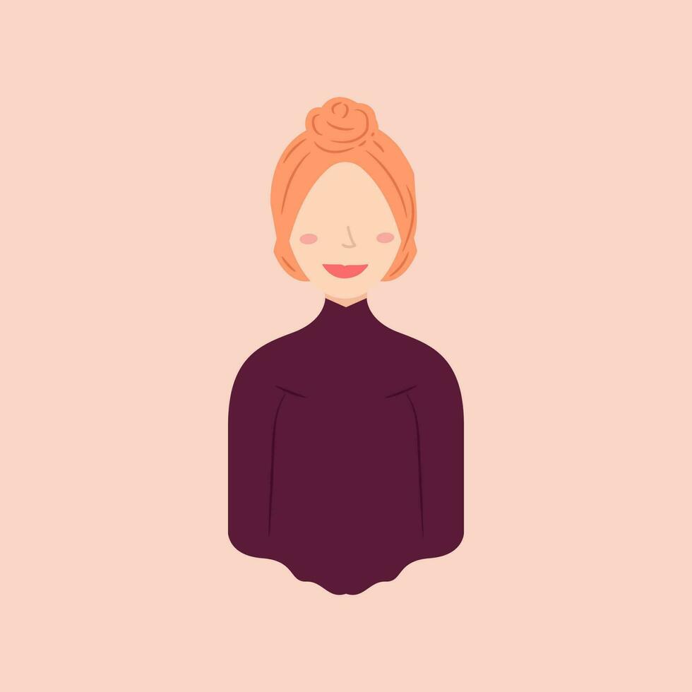 Female character designs wearing hijab in trendy, popular and modern styles. Various avatars of Muslim female characters are suitable for the needs of Islamic graphic elements. Vector design