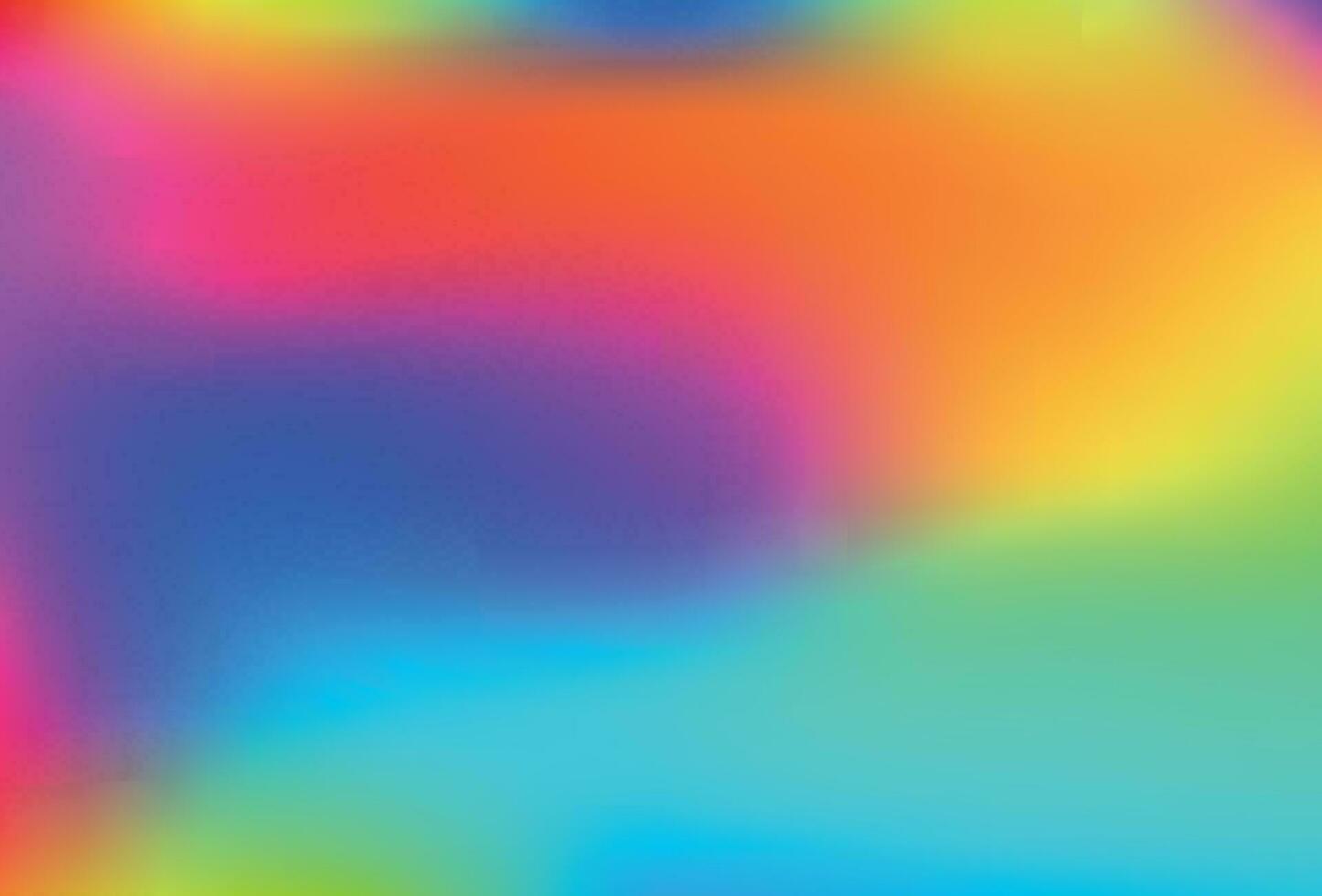 Smooth and blurry colorful gradient mesh background. Modern bright rainbow colors. Easy editable soft colored vector banner template