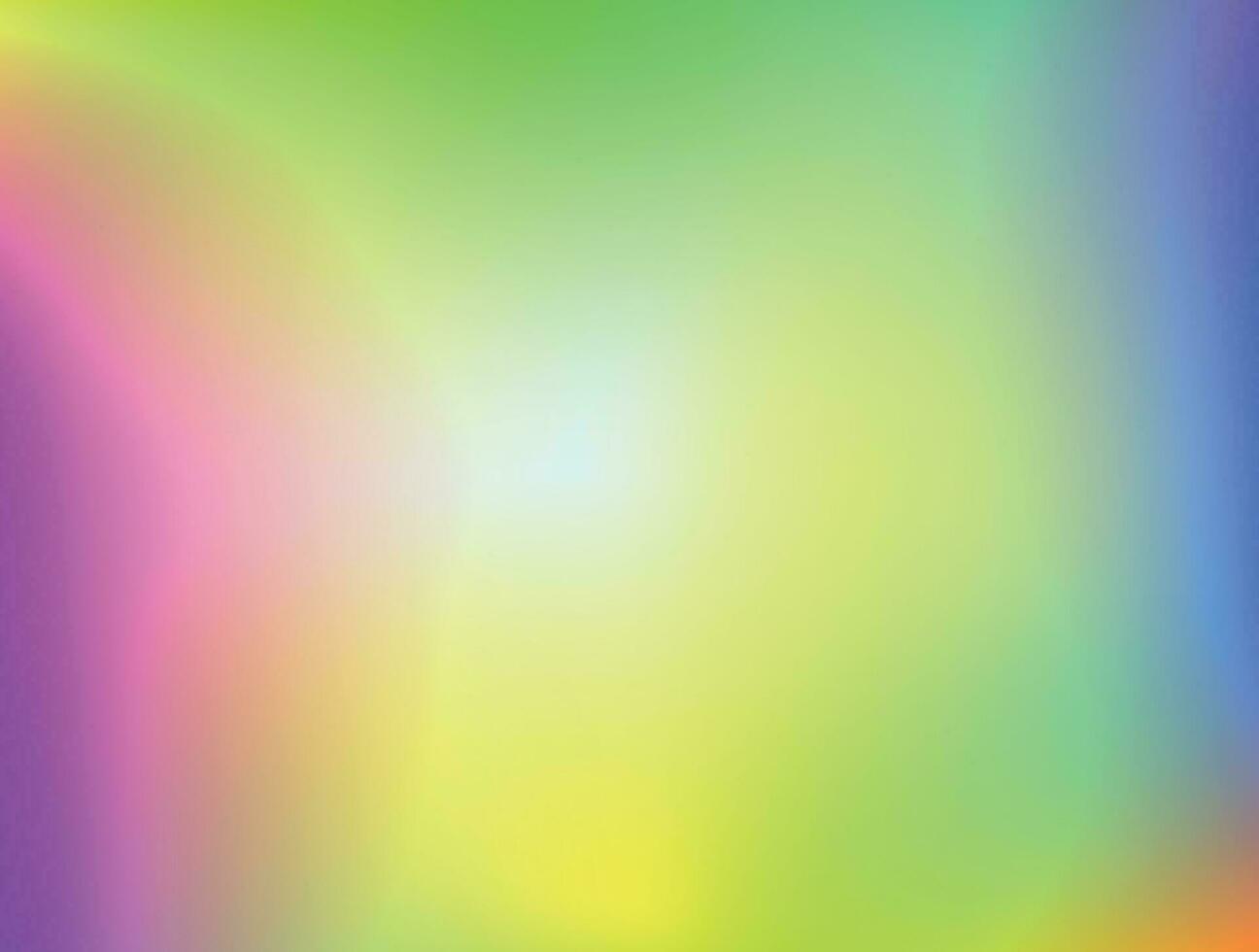 Abstract blurred gradient background in vibrant rainbow colors vector