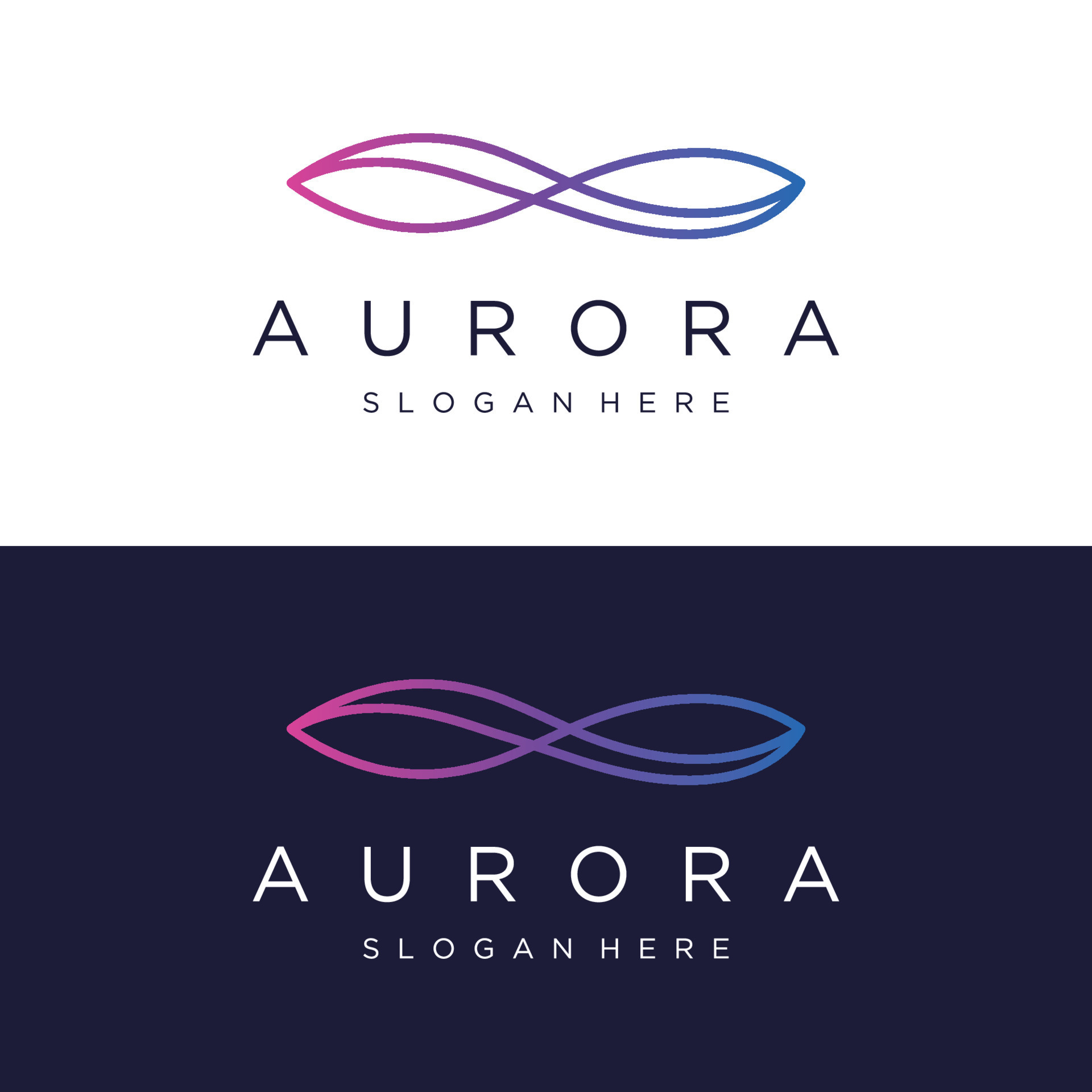 The northern lights wave logo design was inspired by the aurora borealis.  24349201 Vector Art at Vecteezy