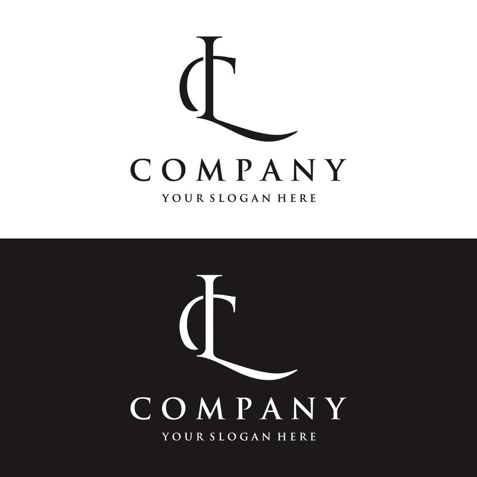 Luxury and modern monogram Initial Letter CL , LC , L , C monogram Logo design.Logo for business, business card or identity and company. vector