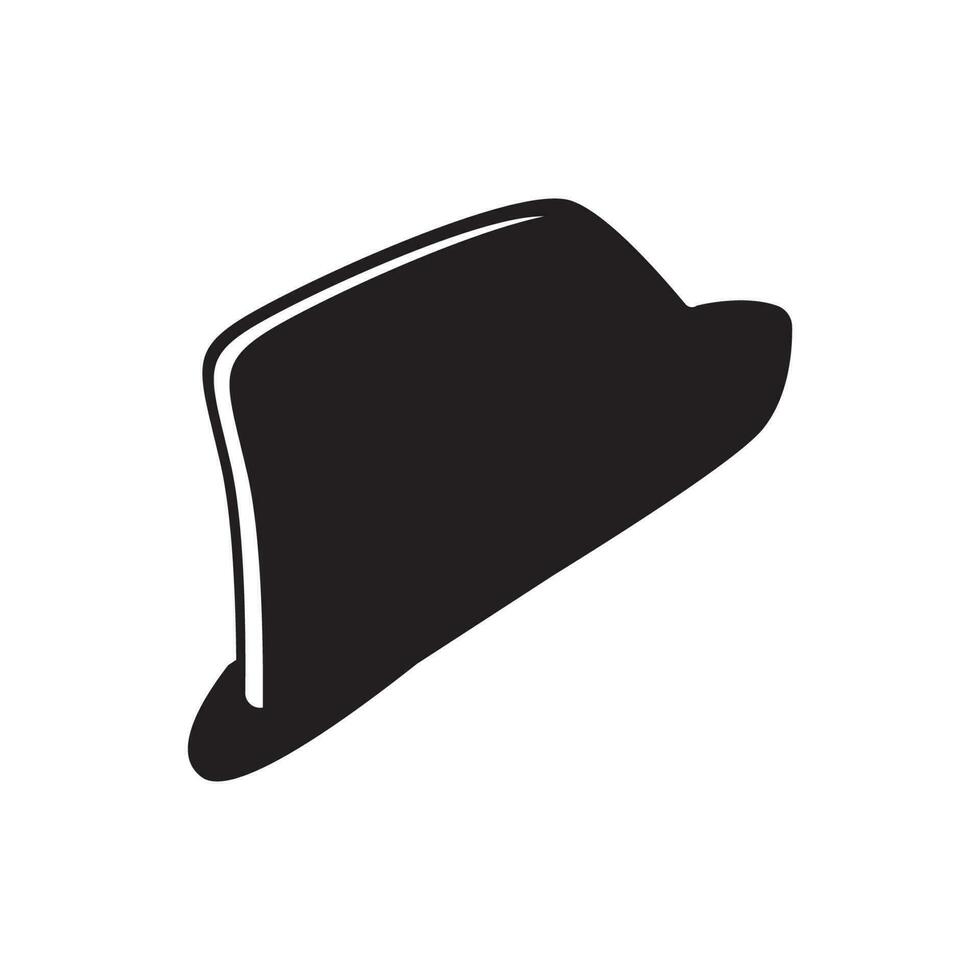 sombrero símbolo icono, logotipo ilustración diseño modelo. vector