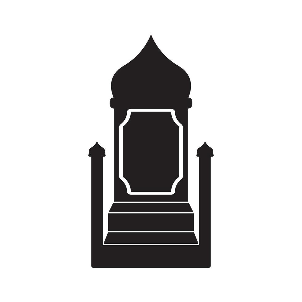 Pulpit symbol icon,logo vector illustration design template