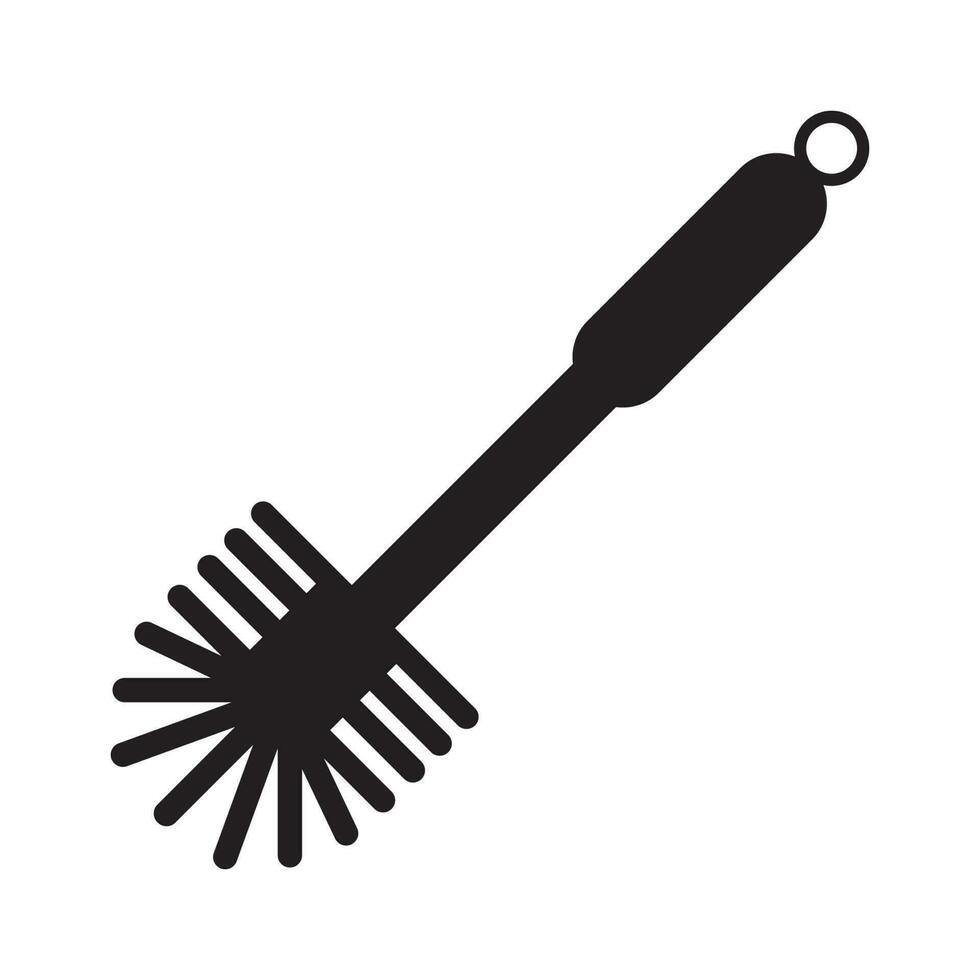 Toilet brush icon,logo illustration design template. vector