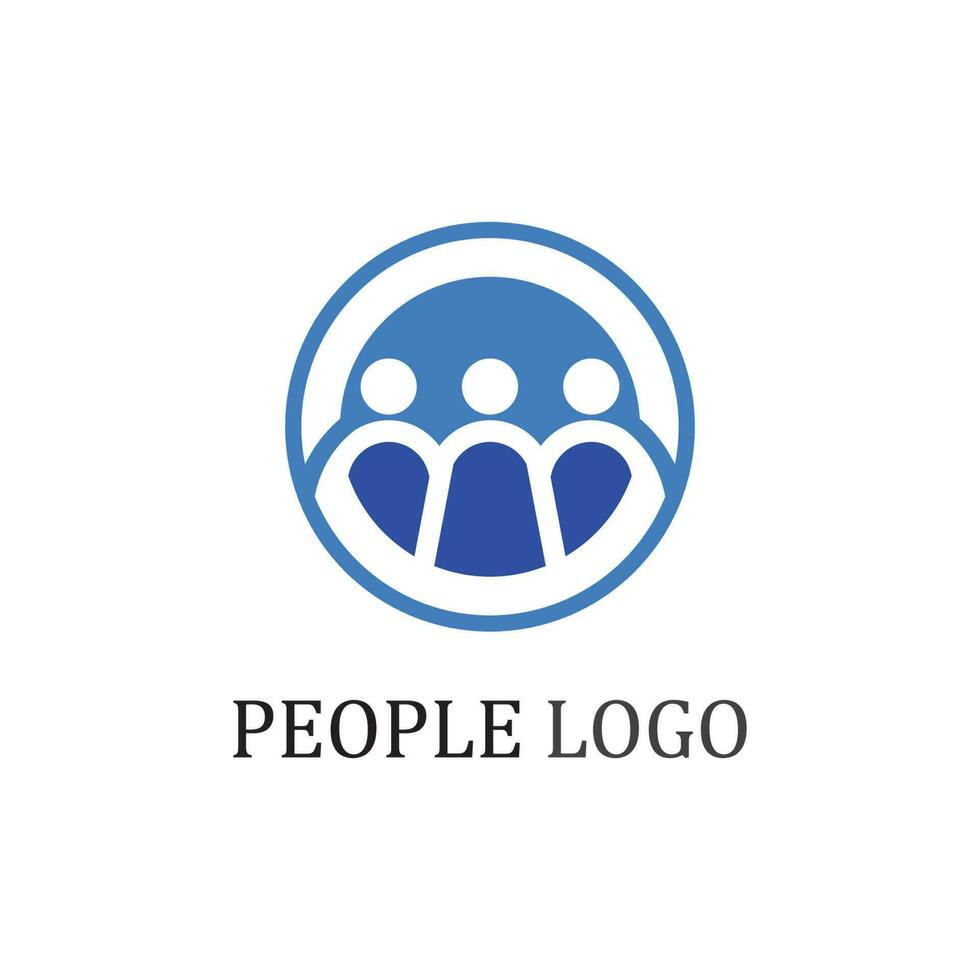 People logo, Team, Succes people work, Group and Community, Group Company and Business logo vector and design Care, Family icon Succes logo