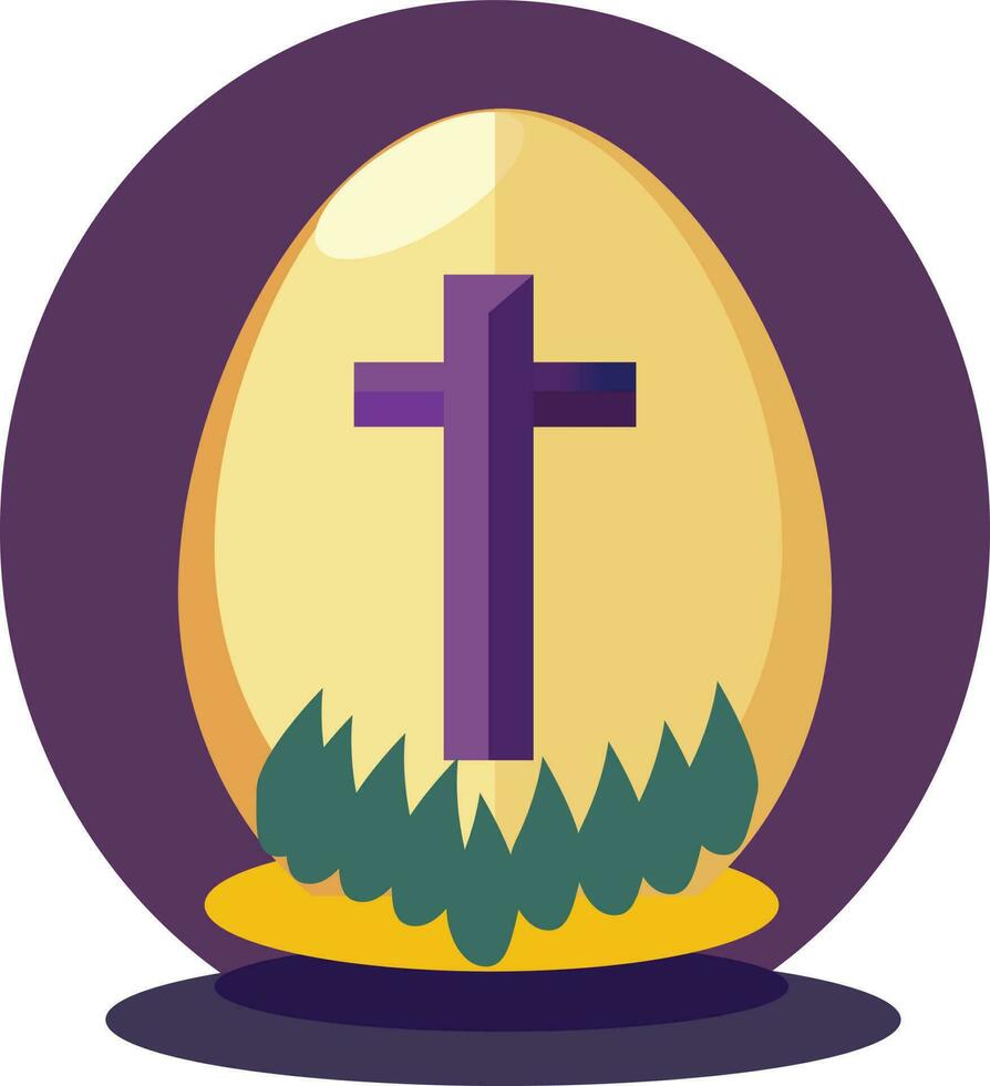 Christian Jesus Cross Icon vector