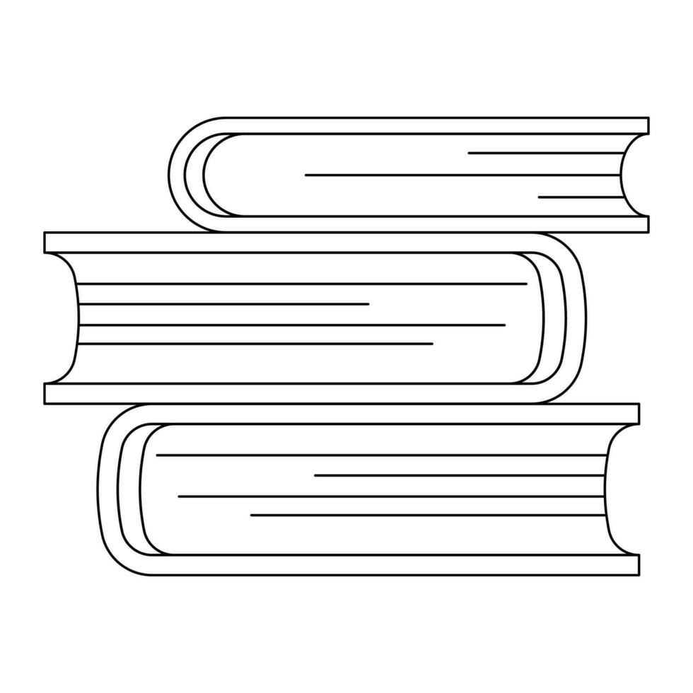 Books icon, illustration vector