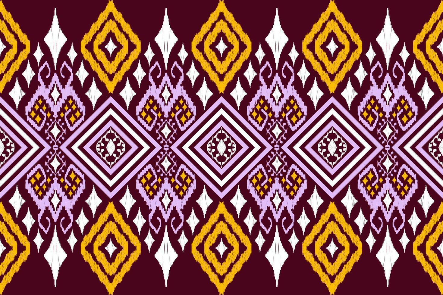 Ethnic Figure aztec embroidery style. Geometric ikat oriental traditional art pattern.Design for ethnic background,wallpaper,fashion,clothing,wrapping,fabric,element,sarong,graphic,vector illustration vector