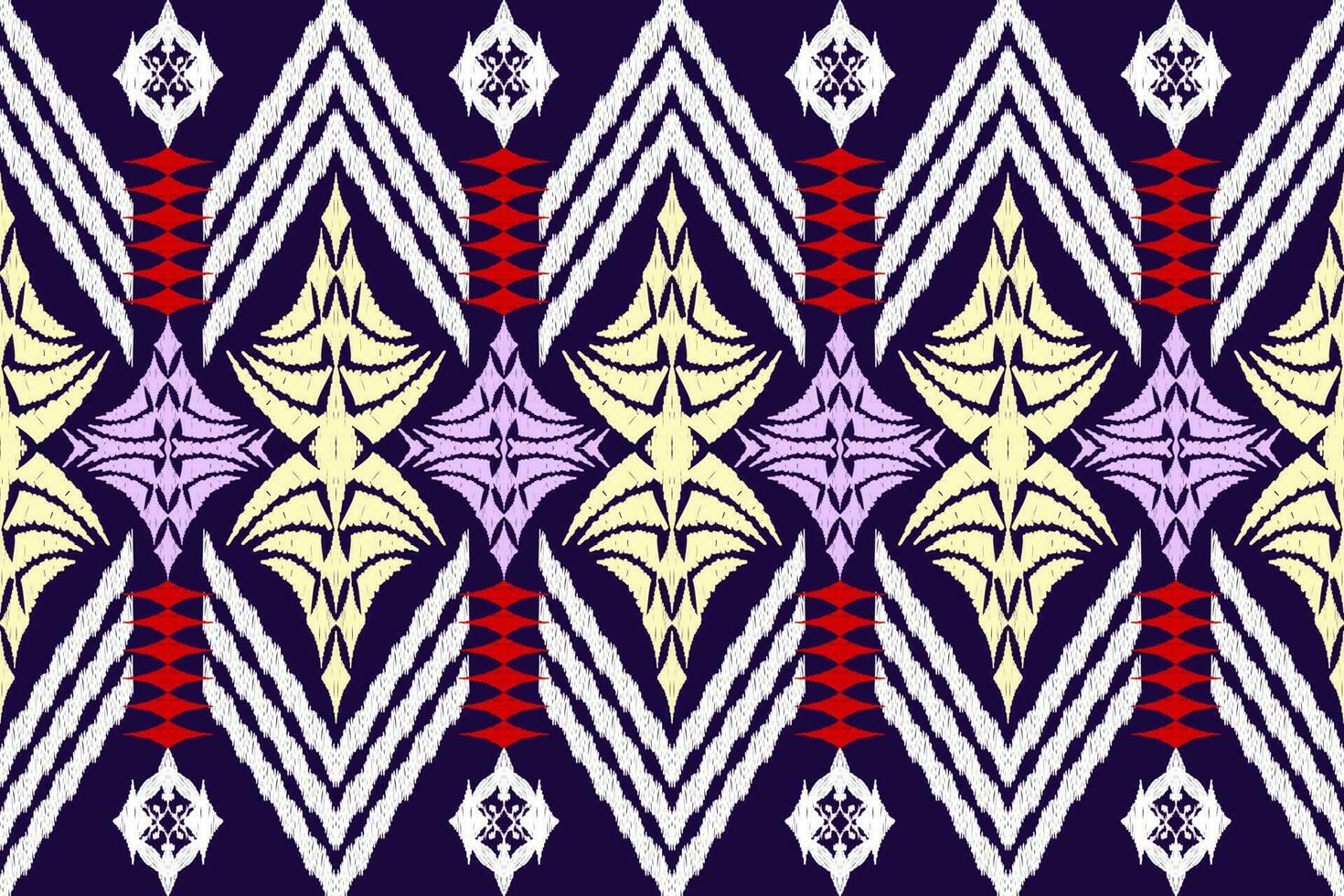 Ethnic Figure aztec embroidery style. Geometric ikat oriental traditional art pattern.Design for ethnic background,wallpaper,fashion,clothing,wrapping,fabric,element,sarong,graphic,vector illustration vector