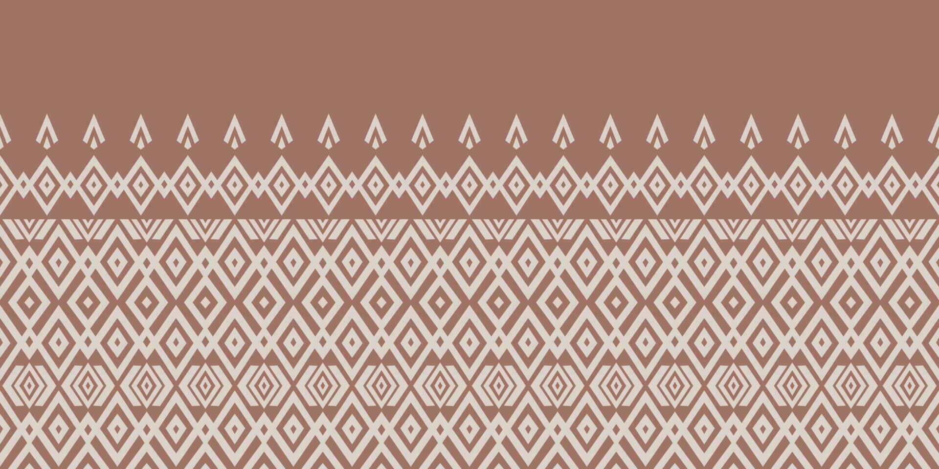 Ethnic abstract ikat art. Seamless pattern in tribal, folk embroidery, and Mexican style. Aztec geometric art ornament print. Design for carpet, wallpaper, clothing, wrapping, fabric, cover, textile. vector