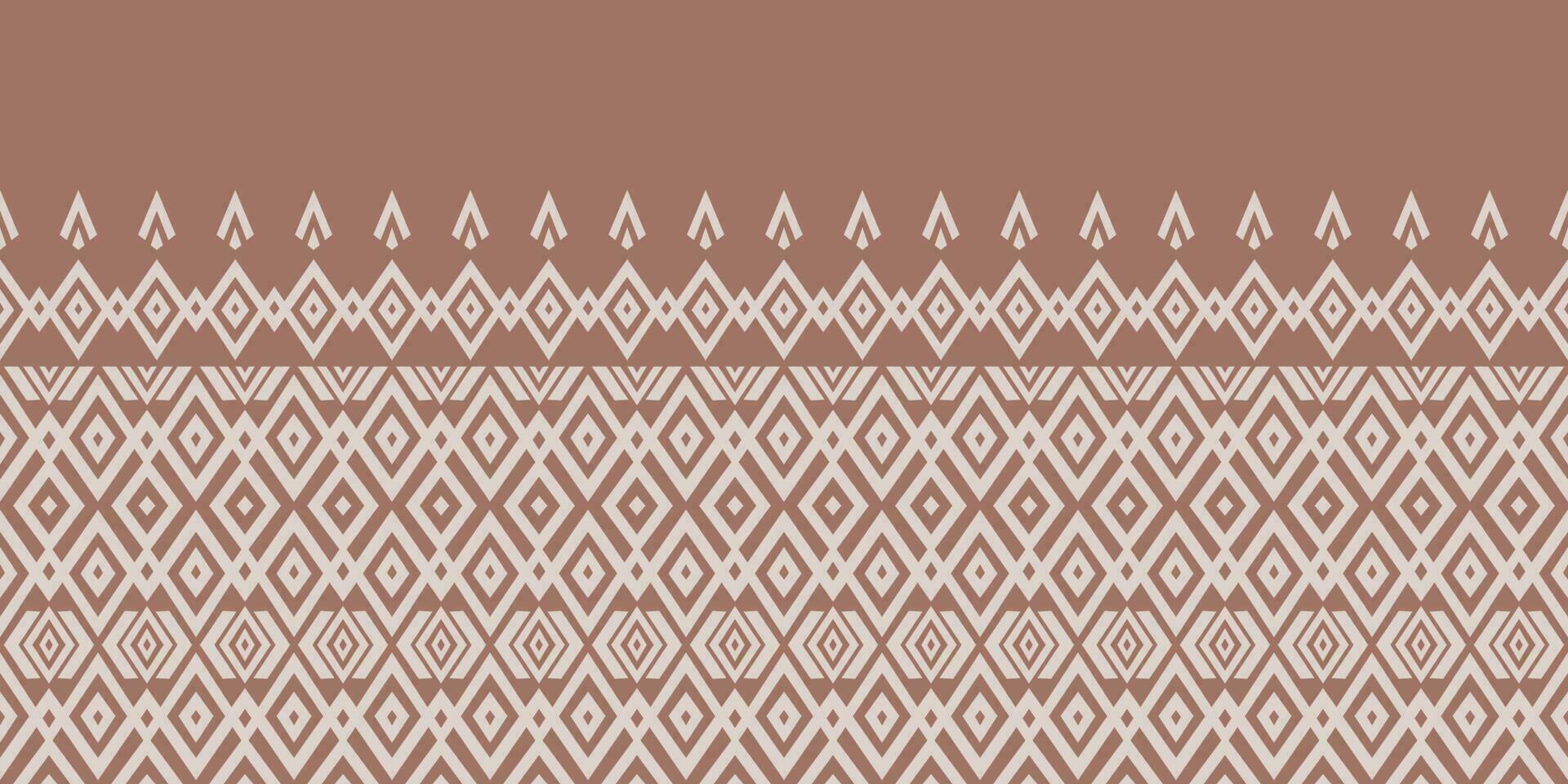 étnico resumen ikat Arte. sin costura modelo en tribal, gente bordado, y mexicano estilo. azteca geométrico Arte ornamento impresión. diseño para alfombra, fondo de pantalla, ropa, envase, tela, cubrir, textil. vector