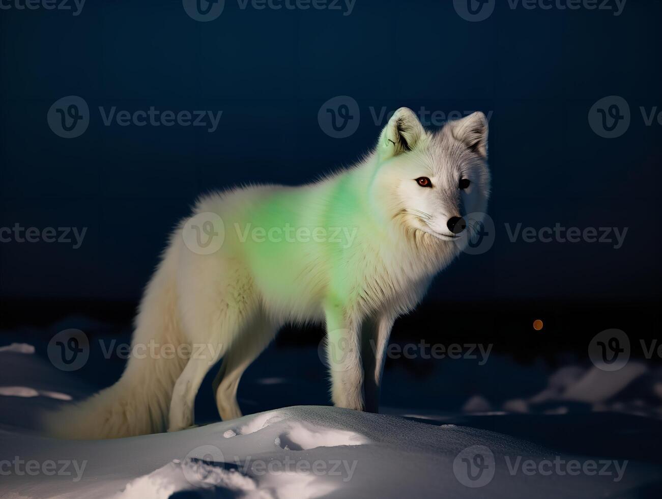 Arctic Foxs Winter Wonderland Survival in the Snow photo