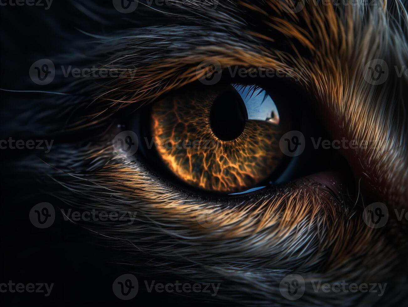 Underneath the Surface of a Cat's Eye photo